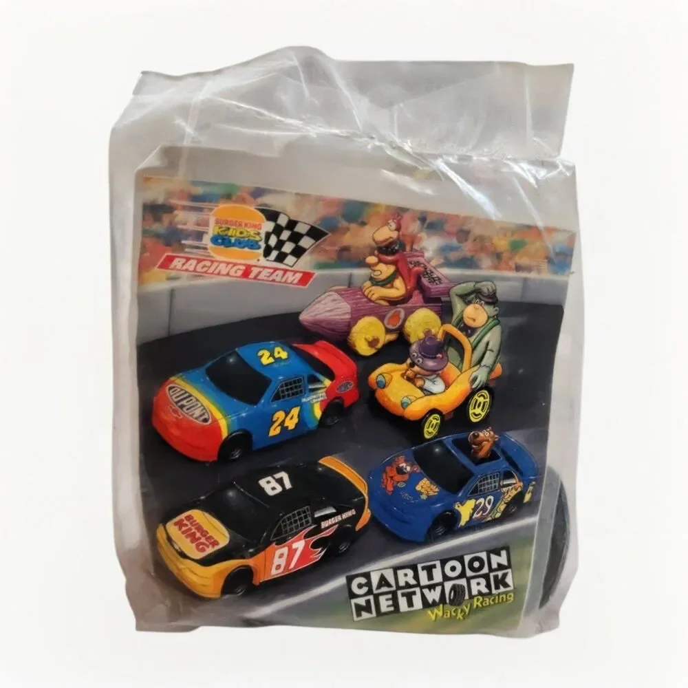 Vintage Burger King Kids Club Cartoon Network Wacky Racing Scooby-Doo Race Car